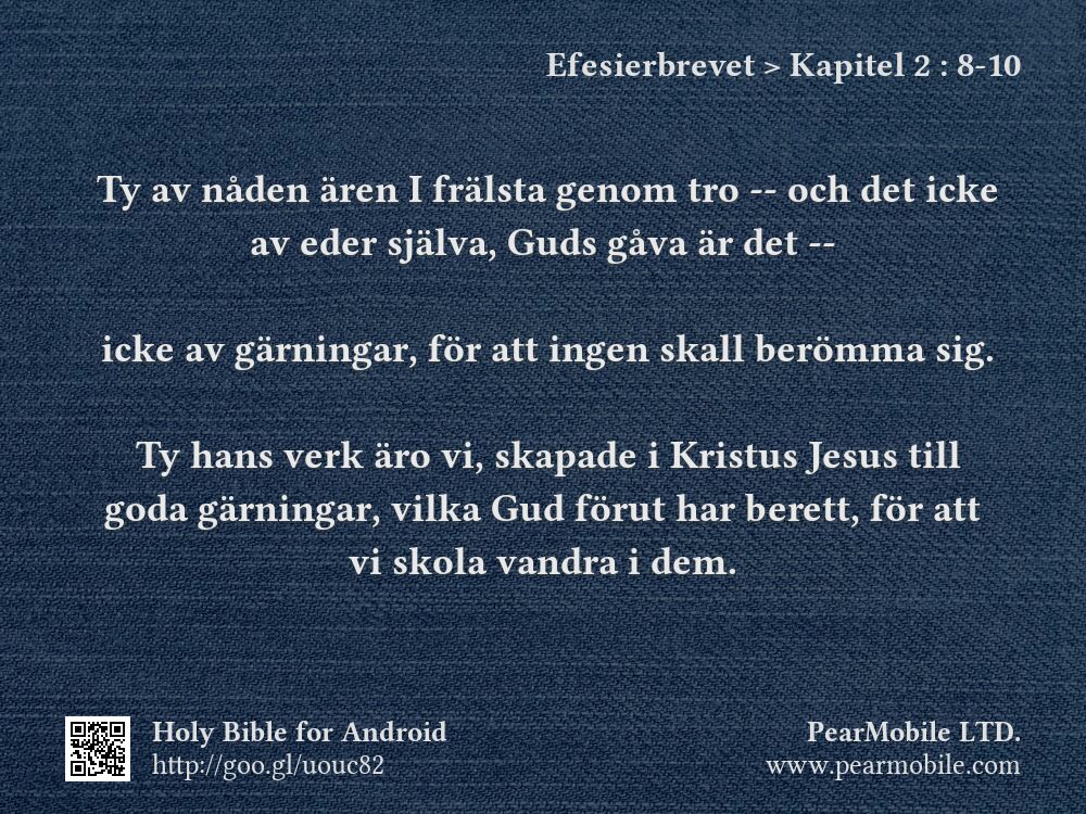 Efesierbrevet, Kapitel 2:8-10